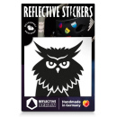 REFLECTIVE BERLIN "Owl" Reflective Sticker | Black