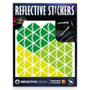 REFLECTIVE BERLIN "Kites & Darts" Reflective Shape Sticker | Green