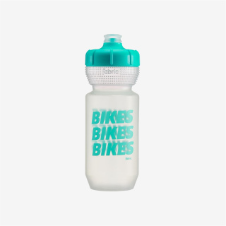 FABRIC "Gripper - Bikes Bikes Bikes" Trinkflasche | 600ml - Transparent/Hellgrün