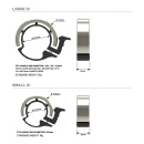 KNOG "Oi" Fahrradklingel | Classic Edition - Large | schwarz