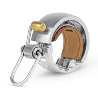 KNOG "OI" Fahrradklingel | Luxe Edition - Small | silber