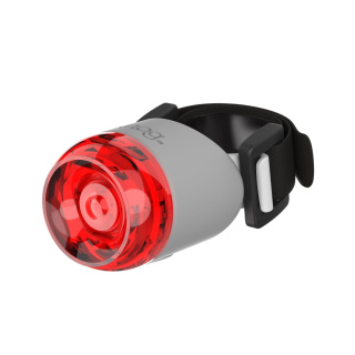 Knog Plug Lampe rote LED 10 Lumen rote LED grey