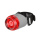Knog Plug Lampe rote LED 10 Lumen rote LED grey