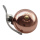 Crane Bell Co. "Mini Suzu" Bicycle Bell with Headset Spacer - Polished Copper