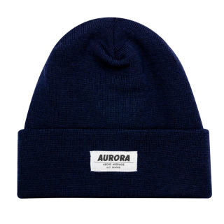 AURORA Above Average Merino Beanie | Marineblau