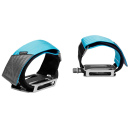 AURORA V2 Pedal Straps | Gray/Blue/Black