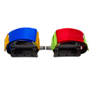 AURORA V2 Pedal Straps | Gray/Blue/Black