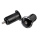 GENETIC "Road" Bar End Plugs with Expander | Black