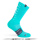 PACIFIC &amp; CO &quot;Speed/Slow Life - Turquoise&quot; Reflective Socks