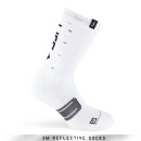 PACIFIC & CO "Speed/Slow Life" Reflective Socks - White