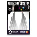REFLECTIVE BERLIN "Wings" Reflective Decal White