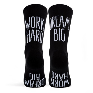 PACIFIC and CO. "Work Hard" Socks - black L-XL (42-46)