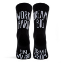 PACIFIC and CO. "Work Hard" Socks - black S-M...