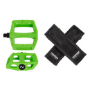 FYXATION "Gates" Pedals with Strap Kit | Green/Black