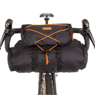 RESTRAP "Bar Bag" Handlebar Bag - Large | Black/Orange