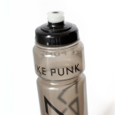 BIKE PUNK "Classic" Trinkflasche | 750ml - Clear Black | Großer Kopf