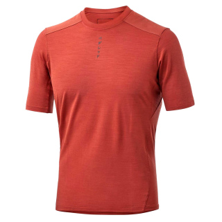 PEDALED “Jary” Gravel Merino T-Shirt | Rust XXL