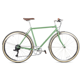 6KU "Odyssey" 8-Speed City Bike | Silverlake Green