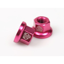 BLB Steel Track Nuts | Pink M9x1