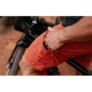 PEDALED Jary All-Road Cycling Shorts rust red | BIKE PUNK BERLIN |