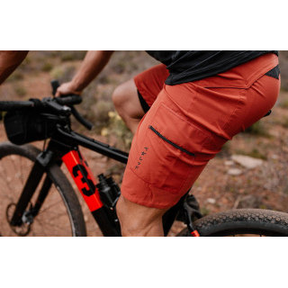 PEDALED Jary All-Road Cycling Shorts rust red | BIKE PUNK BERLIN |
