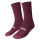 PEDALED "Essential" Merino Socken | Burgunder