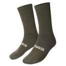 PEDALED "Essential" Merino Socks | Forest Green S