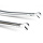 BLB "Flat Crown" 1" Threaded Steel Fork | Chrome