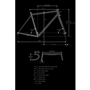 BOMBTRACK "Tension 2" Complete Bike - Grey/Green L  56cm