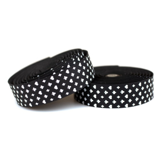 BLB Supreme Pro Grip Card print Handle Bar Tape | White