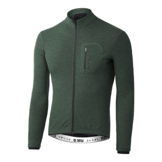 PEDALED "Kaido" Long Sleeve Jersey | Forest Green