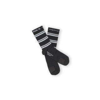 PEDALED "Reflective - Three Stripes" Socken | schwarz