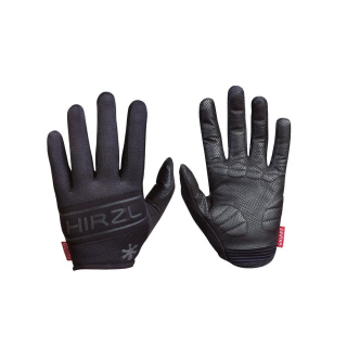 HIRZL "GRIPPP COMFORT" FF Cycling Gloves | All Black