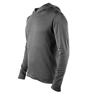 MISSION WORKSHOP Faroe Merino Hoodie | Grau