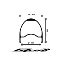 VELOCITY "Quill" 700C TLR Rim | MSW Black