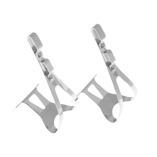 BLB Steel SB/DG Toe Clips | Silver