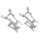 BLB Steel DB/DG Toe Clips | Silber