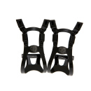 BLB Steel DB/DG Toe Clips | Schwarz Large