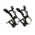 BLB Steel DB/DG Toe Clips | Schwarz Large