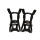 BLB Steel DB/DG Toe Clips | Schwarz Large