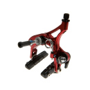 BLB "CNC Caliper" Roadbike Brakes | Red Rear Wheel