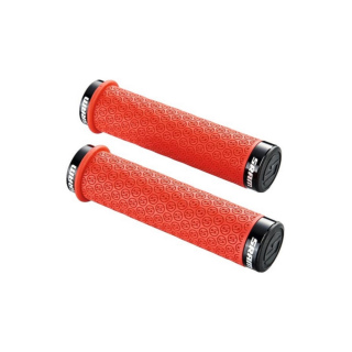 SRAM DH silicone lock-on grips | Red