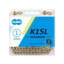 KMC "K1 SL Narrow" Kette | 1/2 x 3/32" 100GL Ti-N Gold