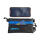AURORA "Cycling Pouch" double zip | Schwarz/Blau Small