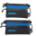 AURORA "Cycling Pouch" double zip | Schwarz/Blau Small
