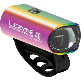 LEZYNE "Hecto Drive 40 StVZO" Scheinwerfer | Neo Metallic