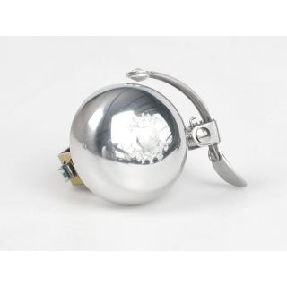 Crane Bell Co. "Mini Suzu" Fahrradklingel | Silber Poliert