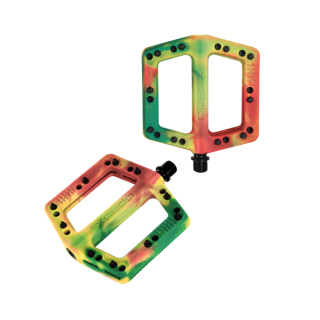 Xpedo Felix Plattformpedale | Tri-Color Rasta