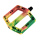 Xpedo Felix Plattformpedale | Tri-Color Rasta
