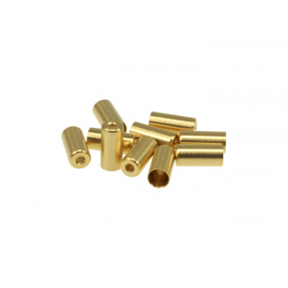 YOKOZUNA Messing 4mm Schaltzughüllen Endhülsen | 10 Stk.